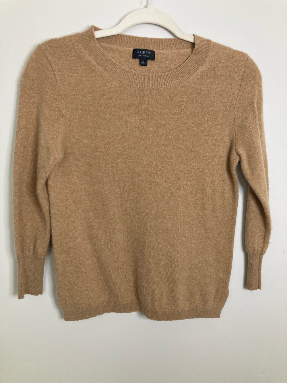 J. Crew Camel Crewneck Sweater